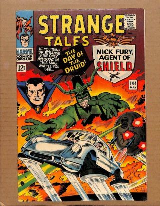 Strange Tales 144 - Higher Grade - Doctor Strange Nick Fury Agent Of Shield