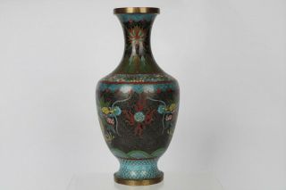Lovely Collectable Antique Chinese Cloisonne Dragon Vase