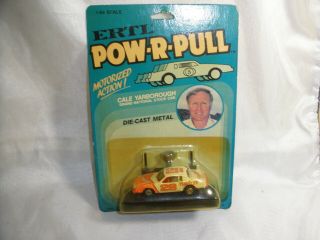 Vintage Ertl Pow - R - Pull Cale Yarborough Grand National Stock Car 1/64 Scale