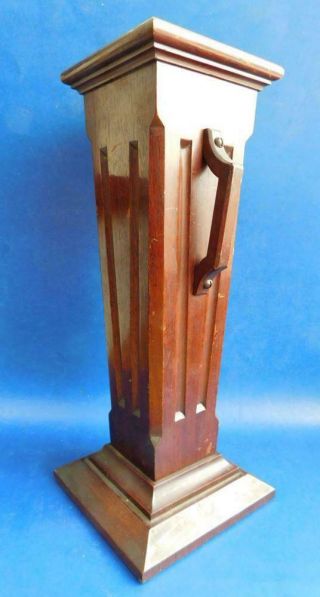 Fine Australian Cedar Wood Edwardian Art Deco Vase 1900s