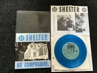 Shelter No Compromise 7” Blue Vinyl Youth Of Today