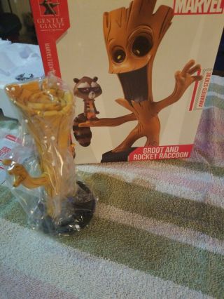 Gentle Giant Marvel Animated Guardians of the Galaxy Groot and Rocket Statue 3