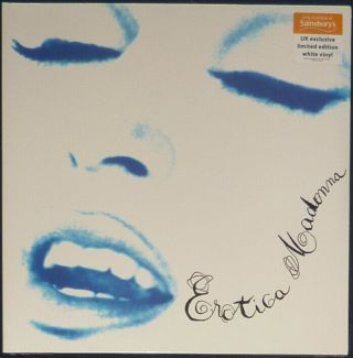 Madonna - Erotica On White Vinyl.  Exclusive To Sainsbury 