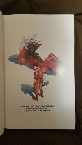 Akira Hardcover Graphitti Designs Fullcolor 1 - 5 Complete Set 9