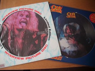 Ozzy Osbourne Mr Crowley Live Limited Edition Interview Picture Disc 12 " Vinyl