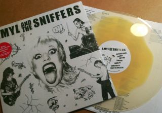 Amyl And The Sniffers - Self Titled Debut Ato Records Egg Splatter Vinyl