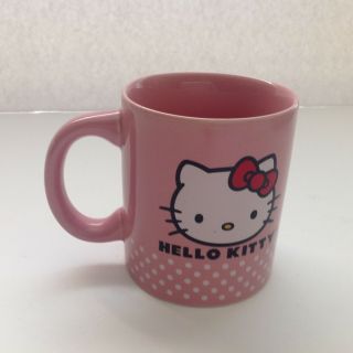Hello Kitty 2011 Double Sided Design Sanrio Cat Pink Ceramic Coffee Cup Tea Mug 3