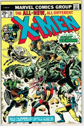 Uncanny X - Men 96 (1963) - 8.  0 Vf Night Of The Demon