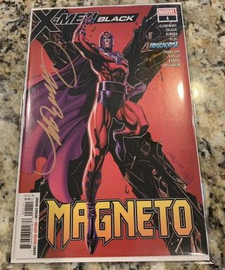 X - Men: Black - Magneto 1 Marvel,  J.  Scott Campbell Signed W/
