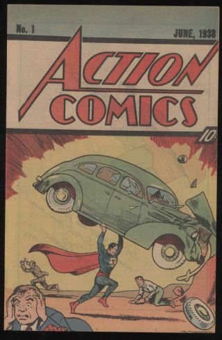 Action Comics 1 1983 Peanut Butter Reprint Nm - Cr/ow Pg 1st Appearance Superman