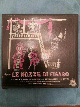 Mozart - Le Nozze Di Figaro.  Fernando Previtali.  Rare 3xlp,  Cetra 1951 Italy,  Nm