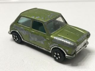 Vintage Play Art 1/64 Austin Mini Cooper S MKII Green NONMINT LOOSE VERY RARE 2
