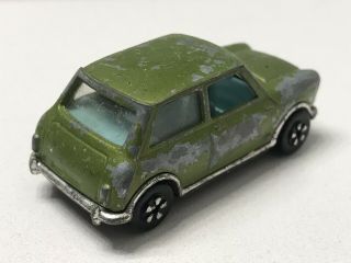 Vintage Play Art 1/64 Austin Mini Cooper S MKII Green NONMINT LOOSE VERY RARE 3