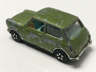 Vintage Play Art 1/64 Austin Mini Cooper S MKII Green NONMINT LOOSE VERY RARE 4