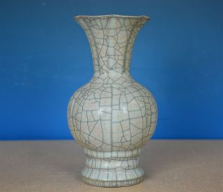 Fine Antique Chinese Crackle Porcelain Vase Rare R0189