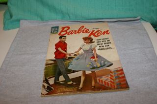 Barbie And Ken Comic 3 May - July 1963,  Dell,  1962 Series