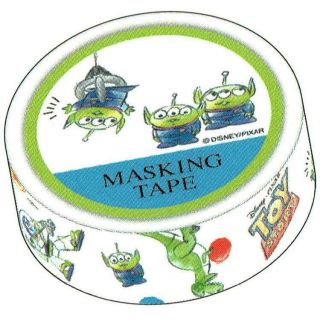 Japan Disney Washi Paper Masking Tape Sticker Toy Story Little Green Men Alien