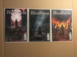Bloodborne 1 Cover A B & C Titan Variants 1st Prints Low Print Htf