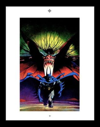 John Bolton Batman: Manbat 1 Rare Production Art Cover