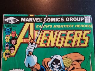 Avengers 196 First Appearance of the Taskmaster 5