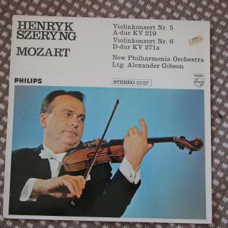 Philips 802 709 Ly Stereo Ed1 - Mozart Violin Concertos Szeryng Gibson Nm
