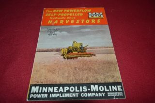 Minneapolis Moline Harvester Combine Dealer Brochure Amil15 Ver3