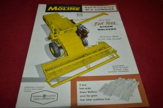 Minneapolis Moline W - 4 Combine Dealer Brochure Amil15
