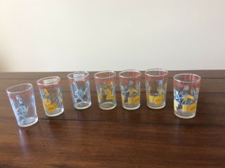 Archie And The Gang 1971 Jelly Glasses By Welch’s - Set Of 7