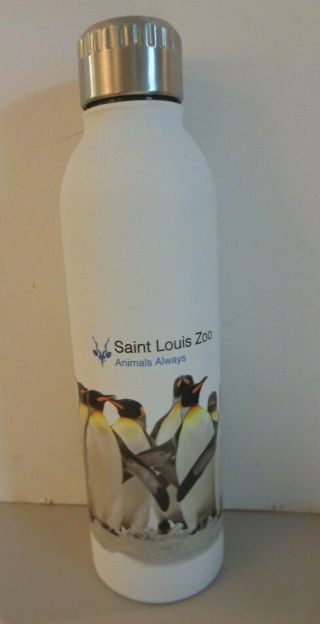 Saint Louis Zoo W Penguins Stainless Steel Water Bottle