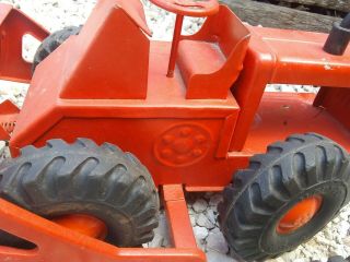 Lumar Power Grader Earth Mover Pressed Steel Toy Construction Equipment Vintage 4