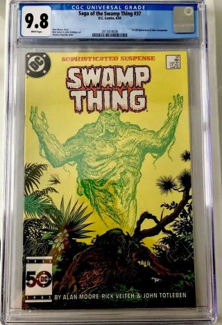 Swamp Thing 37 9.  8 Cgc 1st Constantine