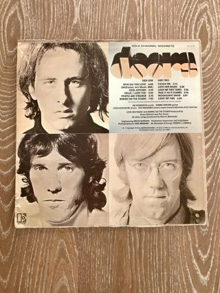 The Doors The Best Of LP Record Album 1973 Elektra Quadra Disc Jim Morrison 3