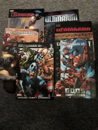 Marvel The Ultimates 1 - 3 With Ultimatum Graphic Novels
