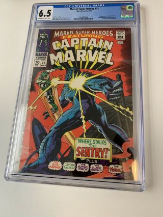 Marvel - Heroes 13 CGC 6.  5 - 1st App Carol Danvers - 1968 Captain Case 2