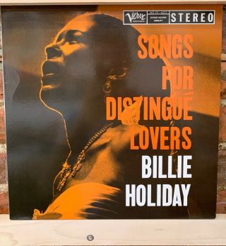Billie Holiday " Songs For Distingue Lovers " Jazz 2x Lp Verve 45 Rpm Ex