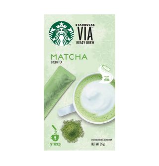 Starbucks Via Matcha Korea Green Tea 17gx5 Sticks Matcha Latte Home Cafe