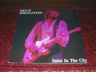 Bruce Springsteen - Saint In The City - Rare Orig Live 2lp G/f Cv Tsp No Tmoq Tm