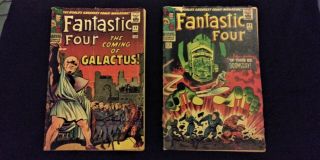 Fantastic Four - Vol 48 And 49 First Appearance Of Silver Surfer.
