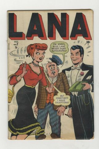 Lana 2 1948 Gd - Classic Golden Age Early Timely Comic From 1947