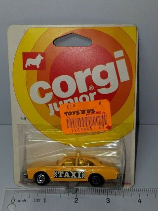 Vintage Corgi Junior Taxi Buick Regal No.  14