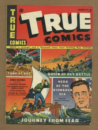 True Comics 26 1943 Gd/vg 3.  0