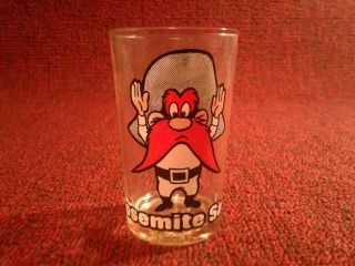 1976 Looney Tunes Juice Glasses Yosemite Sam 4.  25 "
