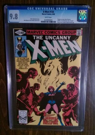 Uncanny X - Men 134 Cgc 9.  8 1st Appearance Of Dark Phoenix White Pages