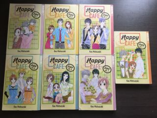 Happy Cafe Manga Vol.  1 - 7 (english)