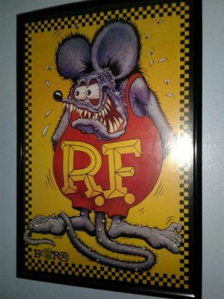 Ed " Big Daddy " Roth " Rat Fink " 24x36 Poster
