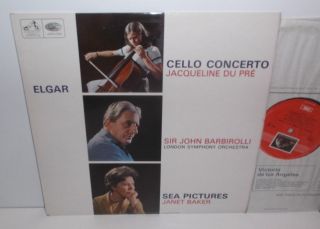 Asd 655 Elgar Cello Concerto Jacqueline Du Pre Lso Sir John Barbirolli 1st Dog