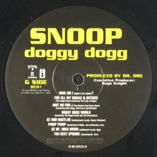 Snoop Doggy Dogg - Doggystyle LP - Interscope/Death Row Reissue VG, 2