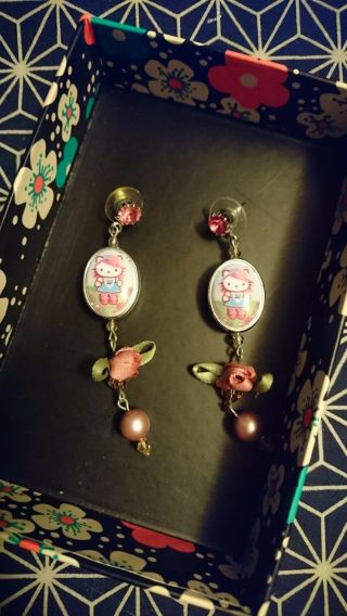 Hello Kitty Earrings Bought From Sanrio Store In 2006