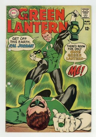 Green Lantern (1st Series Dc) 59 1968 Gd - 1.  8