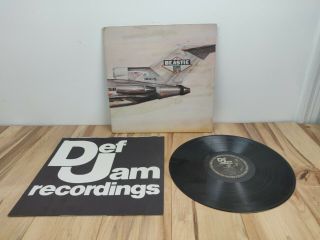 Beastie Boys Licensed To Ill First Press 1986 Def Jam Columbia Lp Rare -